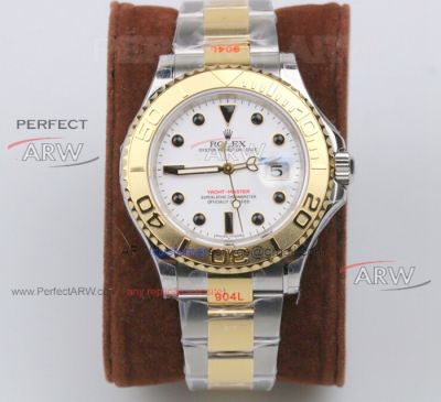 Perfect Replica GM Factory Best Replica Rolex Yachtmaster For Sale - Gold And Silver